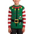 thumbnail image 1 of czcpp-Kid's Christmas Ugly Patterned Sweater Xmas Funny Crew Neck Pullover 3-14 Years, 1 of 4
