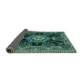 thumbnail image 2 of Ahgly Company Indoor Rectangle Medallion Turquoise Blue Traditional Area Rugs, 5' x 8', 2 of 4