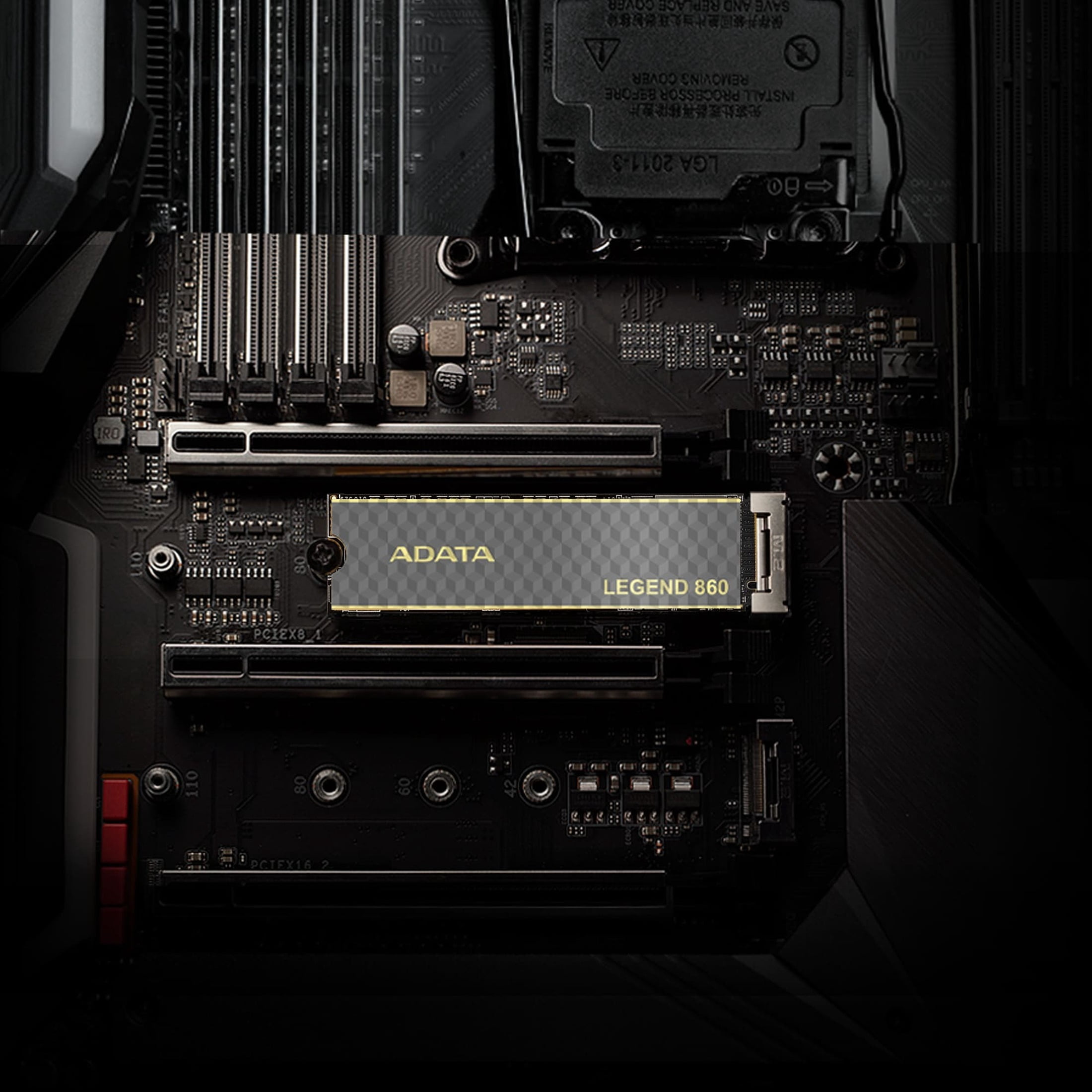 ADATA LEGEND 860 2TB PCIe Gen4 NVMe M.2 Internal SSD, 6000MB/s, PS7
