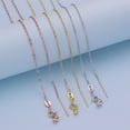 thumbnail image 3 of Collar de plata S925, cadena en forma de O, cadena de ondas de agua, aliento de bebé, estrella cruzada, cadena de clavícula para mujer, 3 of 6