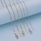 thumbnail image 2 of Collar de plata S925, cadena en forma de O, cadena de ondas de agua, aliento de bebé, estrella cruzada, cadena de clavícula para mujer, 2 of 5