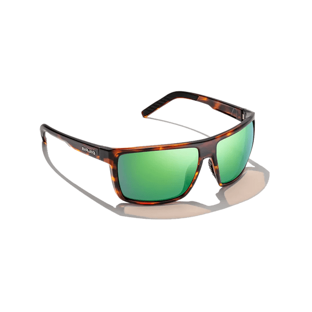 Bajio Bales Beach Sunglasses - Dark Tortoise Gloss Polarized Fishing Glasses With Blue Light Blocking LAPIS Glass Lenses