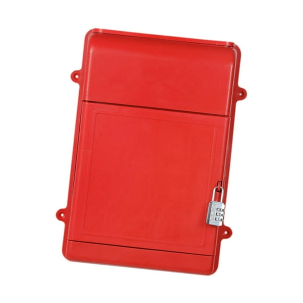 Buzón de pared para correos, buzón de ... Rojo