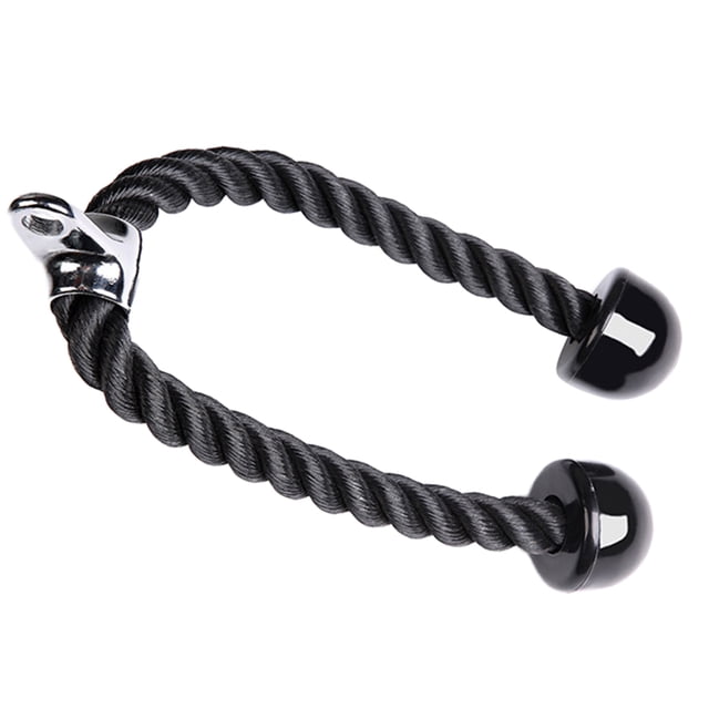 Cuerda De Tríceps Presione Hacia Abajo Cuerda De Nylon Resistente Cable De Abdominales Antideslizante Sunnimix Accesorio de cable de cuerda de tríceps