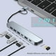 thumbnail image 3 of USB C Hub Splitter 7 in 1 USB Extender with 4 USB Port 2 USB C Port for PC Laptop/Phones and More Devices, 3 of 5