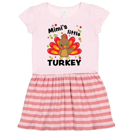 

Inktastic Mimi s Little Turkey Gift Toddler Girl Dress