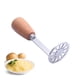 thumbnail image 1 of Triturador de patatas Mini triturador de frijoles triturador de patatas con mango antideslizante de madera, herramienta de cocina triturador de acero inoxidable para aguacate, 1 of 5