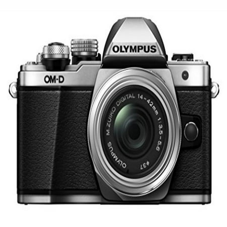 Olympus OM-D E-M10 Mark II Mirrorless Digital Camera with 14-42mm II R Lens (Best Flash For Olympus Omd Em10)