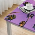 thumbnail image 5 of Acheng Palm Trees Square Fitted Tablecloth 100% Polyester Fiber 36*36, 5 of 8