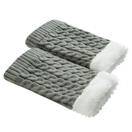 

UDAXB Socks Women Winter Warm Knit Leg Warmers Crochet Leggings Slouch Boot Socks Velvet