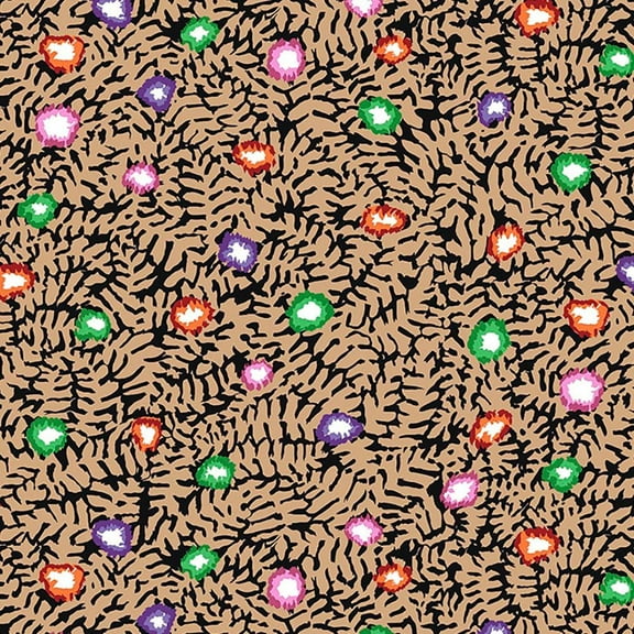 Free Spirit Fabrics Kaffe Fassett Collective February 2021 Kaffe Fassett Moss Flower Ochre