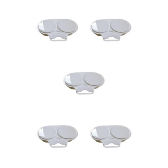 Thinsony White Versatile Microwave Egg Steamer For Various Recipes Microwave Egg Steamers Sturdy And Durable white 5Set