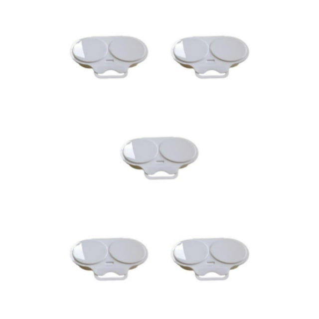 Transemion Convenient And Time-Saving Egg Steamer For Busy Mornings Easy To PP Microwave Egg Steamers Versatile white 5Set
