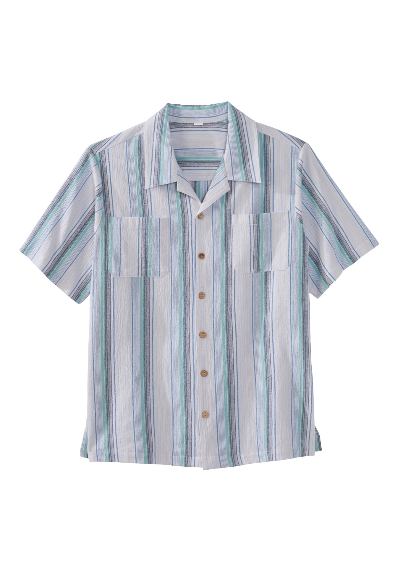 KingSize Men's Big & Tall Gauze Camp Shirt
