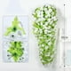thumbnail image 1 of Decoración de flores colgantes de pared de rosas artificiales | Enredadera de flor sintética de 80 cm | Arreglo floral artificial de larga duración para el hogar, balcón, jardín, escaparate | Fácil, 1 of 8