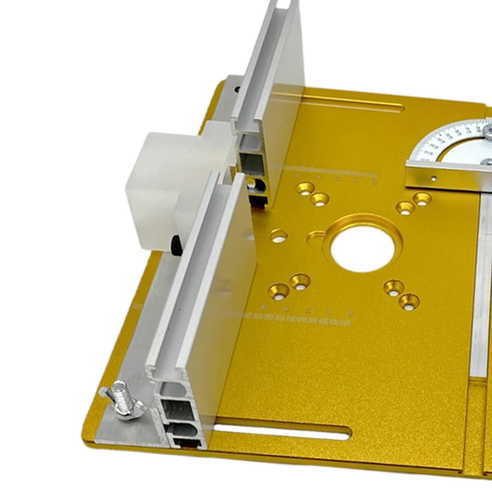 figatia Precision Router Lift Table Router Lift Base ,Accessories, Router Lift ,Set with Router Table Insert Plate for Carpentry Tool