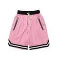 thumbnail image 1 of Summer Men's Sports Basketball Shorts for Muscle Fitness Running Training Jogging Capris Breathable Quick Drying Zipper Pants, 1 of 5