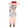 thumbnail image 3 of Clara Pucci 14K Rose Gold 1.795 Simulated Ruby Engraveable Engagement Ring + Wedding Band Set, 3 of 7
