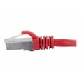 thumbnail image 3 of C2G Ethernet CAT 6 Cat6 Câble de 1 Pi - Blindé Sans Éclisse (STP) - Rouge - Câble de Raccordement - RJ-45 (M) à RJ-45 (M) - Paire Torsadée Blindée de 1 Pi (SSTP) - - Moulé, Sans Accrochage, Toronné - Rouge, 3 of 3