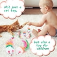 thumbnail image 4 of fastboy 10 Pieces Pet Mini Mouse Colorful Toy Outdoor Portable Mice Interactive Toys Pets Supplies Color Random 1Set, 4 of 6