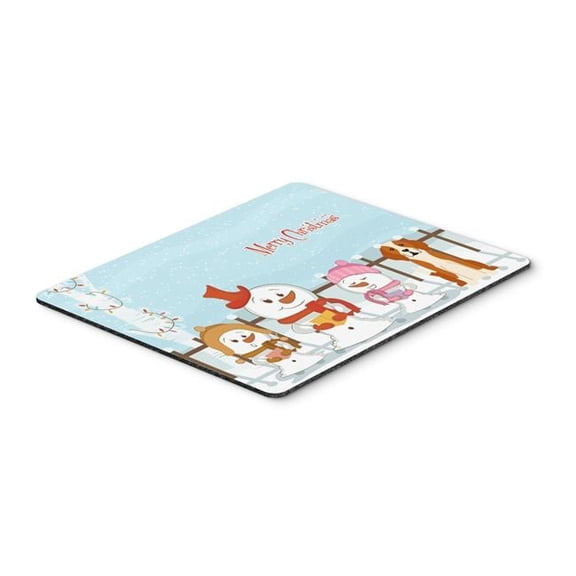 Carolines Treasures  Merry Christmas Carolers English Foxhound Mouse Pad - Hot Pad or Trivet