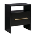 thumbnail image 3 of TOV Furniture Libre Black Nightstand with Gold Accents, 3 of 8