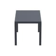 thumbnail image 4 of Compamia Ares 55" Resin Patio Dining Table in Dark Gray, 4 of 5
