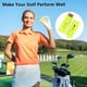 thumbnail image 2 of Cepillo Retráctil para Palos de Golf Uxcell [4PCS] - Limpiador de Ranuras de Doble Cara para Golfista - [Amarillo-2.3IN], 2 of 7