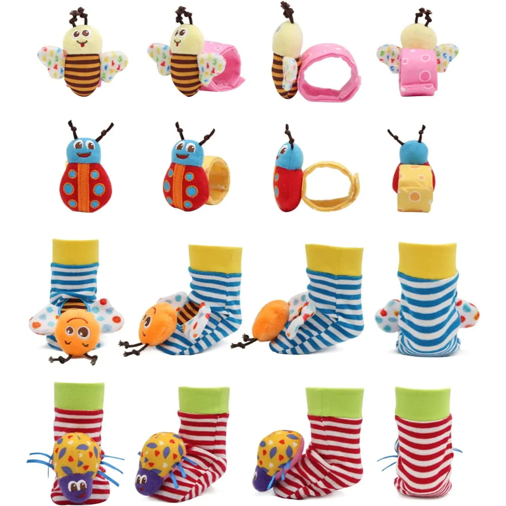 Baby Wrist Rattles Foot Finder Rattle Sock Baby Toddlor, Toy, Rattle