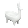thumbnail image 4 of Llavero con adorno de ciervo, estilo minimalista nórdico, bonito ciervo blanco, decoración de almacenamiento, llavero para la entrada de la sala de estar del hogar, 4 of 5