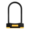 thumbnail image 1 of Candado en U para bicicleta, candado de seguridad antirrobo con 2 llaves, accesorios para bicicleta (amarillo), 1 of 3