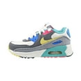 thumbnail image 4 of Nike Air Max 90 (PS) Little Kids' Shoes Phantom-Celery-Iron Grey-Rush Pink dq7761-001, 4 of 6