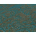 thumbnail image 3 of Sample For Display Purposes Only. Concord Wallcoverings Modern Textured Wallpaper Baroque, Classical, Vinyl Accent Wall, Blue, Gold, Green, Metallic, Turquoise., 7 in x 10 in, 391124, 3 of 5