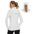 thumbnail image 4 of BASSDASH Women’s UPF 50+ Sun Protection Hoodie with Face Mask Neck Gaiter Breathable Long Sleeve Shirt for Hiking Fishing, 4 of 10