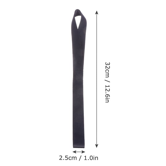 RENACLIPY 4pcs Soft Motorcycle Tie Down Straps Black Heavy Duty Equipment Securing Straps