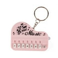 thumbnail image 1 of LYMAYTER Electronic Keyboard Keychain Pendant Mini Electronic Piano Shape Keychain Pendant - 8 Keys, Light MUS-CYYLic, Funny Gift, 1 of 7