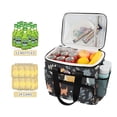 thumbnail image 2 of FORMRS Insulated Cooler Bag 24 Cans Capacity Soft Leakproof Lunch Box with Side Pockets, Orange Dinosaur, 2 of 7