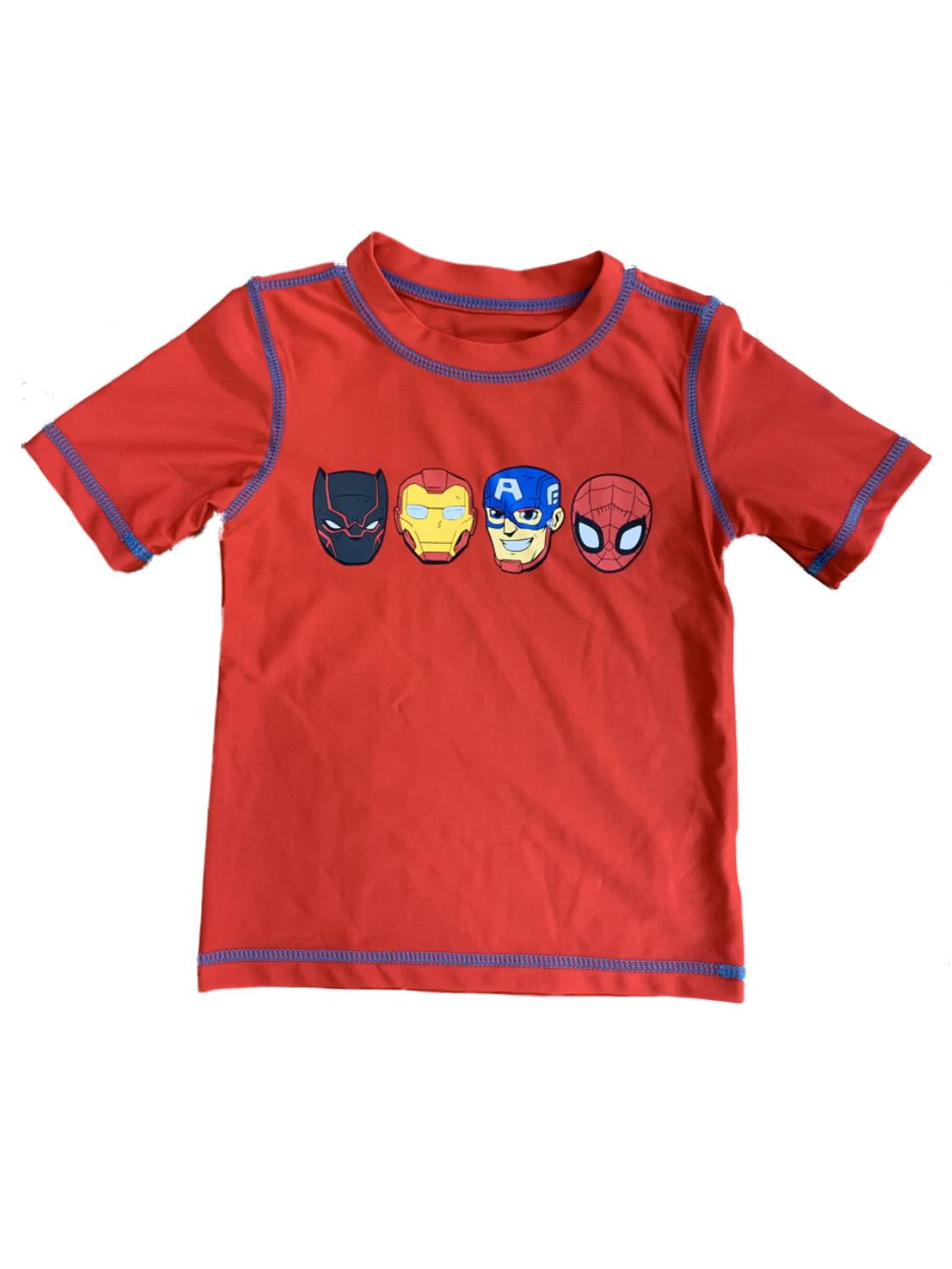 boys red swim shirt