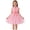 Pink, variant on Loopsun 2-13 Years Girls Sleeveless Collared Shirt Buttons Casual Dress Khaki, 7-8 Years
