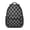 Gray and Black, variant on Pink and White Checkered Pattern Backpack for School, Cute School Bag with Adjustable Shoulder Straps and Padded Back, 15.3"x11"x6.7"