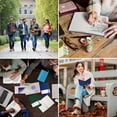thumbnail image 3 of Vivin 3 Pack Lined Journal Notebooks for Writing, 192 Pages, 5.5 x 8.3 inch, Hardcover, Navy, 3 of 7