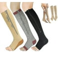 thumbnail image 1 of Medical Compression Socks Zipper Professional Leg Support Thickened Women's Socks, 1 of 1