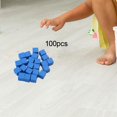thumbnail image 4 of BELOVING 10x100Pcs Wooden Blocks Math Learning Toy Wood Toy for Boy Girl Kids Blue, 4 of 9
