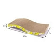 thumbnail image 3 of Large S-shaped cat scratching post - a fun toy for bored cats, made of double-sided corrugated cardboard - slip-resistant and scratch-resistant, thickened and durable, suitable for cats., 3 of 9