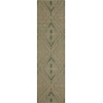 thumbnail image 2 of Well Woven Medusa Kesia Modern Striped Green 2'7" x 9'10" Runner Indoor Outdoor Rug, 2 of 7