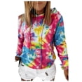 thumbnail image 2 of Kiplyki Fall Hoodies Womens Lightweight Long Sleeve Pullover Hooded Tops, 2 of 4