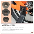 thumbnail image 6 of 1 Set Bike Nuts Wheel Axle Nut and Safety Hanger Kit Bike Steel Flange Nuts, 6 of 6