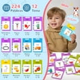 thumbnail image 2 of Spanish & English Talking Flash Cards for Toddlers 1 2 3 4 5 6 Toys for Kid-112 Cards 224 Words Blue, 2 of 6