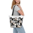 thumbnail image 7 of Bingfone Colors Cats Women Shoulder Tote Bags Casual Bag Ladies Shopping Handbag, 7 of 7