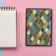 thumbnail image 1 of Cuadros Decorativos Cuaderno de oficina con forma especial de mosaico de diamantes para Ehuebsd manualidades cuaderno de dibujo con flores y hojas bordado de punto de cruz, 1 of 9